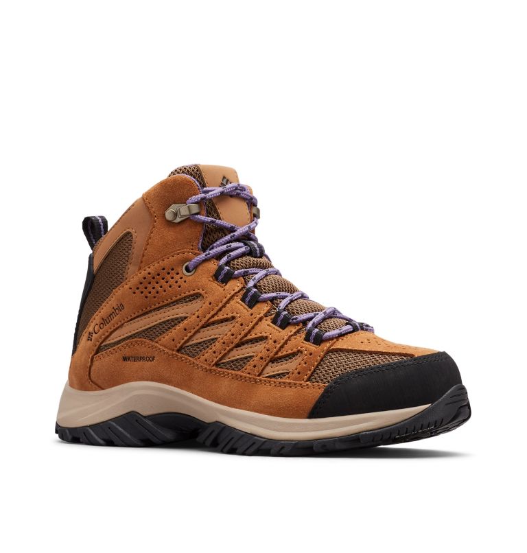 Columbia Crestwood™ Mid Waterproof Ženske Obuća za Planinarenje Tamno Ljubičaste | JGI9162VV