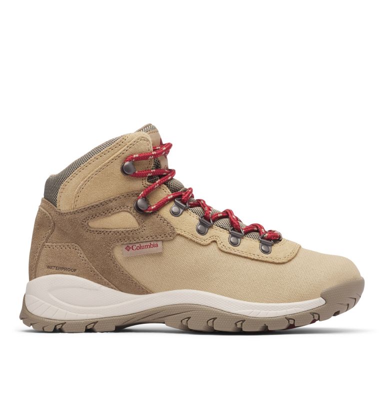 Columbia Newton Ridge™ Canvas Waterproof Ženske Obuća za Planinarenje Crvene | VVB27100PE